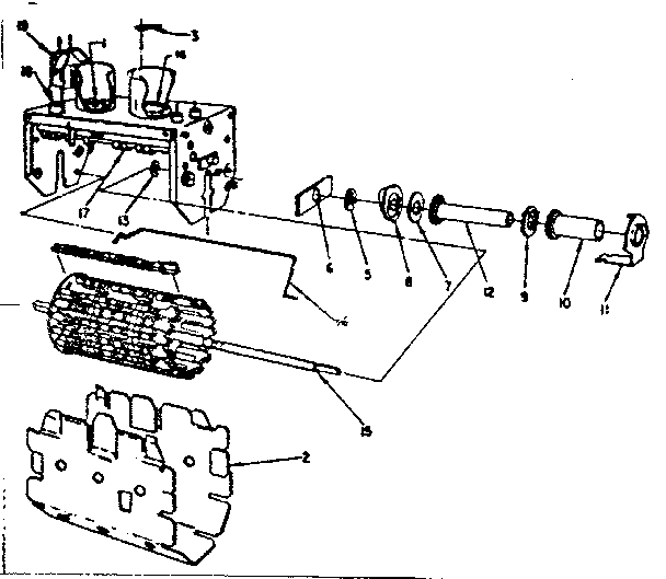 Miscellaneous vhf tuner parts 95-500-1