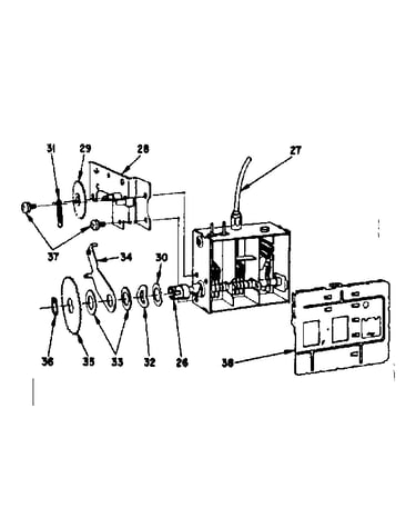 Mechanical uhf tuner parts (95-570-4)