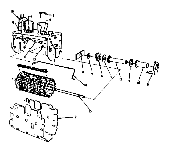 TUNER MECHANICAL PARTS (95-500-1)