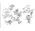 Craftsman 13196461 grill and seat assembly diagram