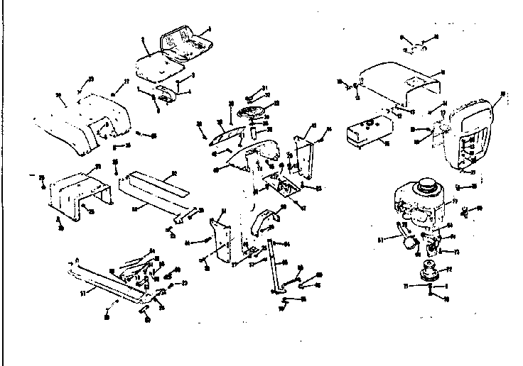 GRILL AND SEAT ASSEMBLY