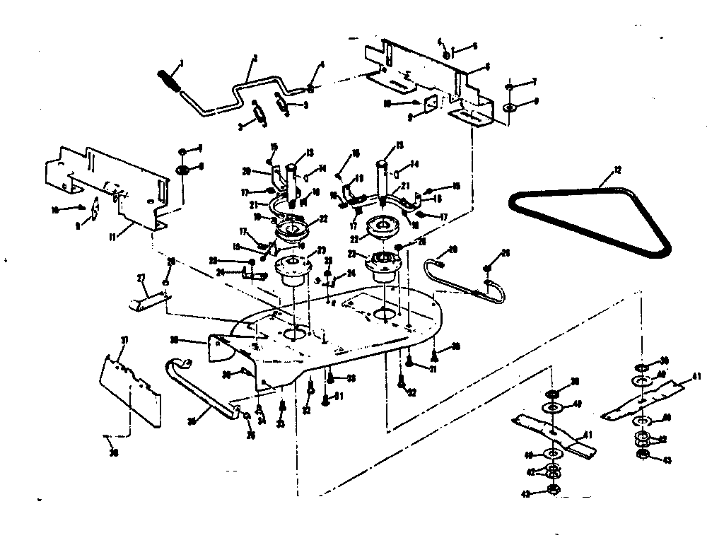 MOWER HOUSING