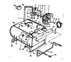 Craftsman 174450180 engine and main frame diagram