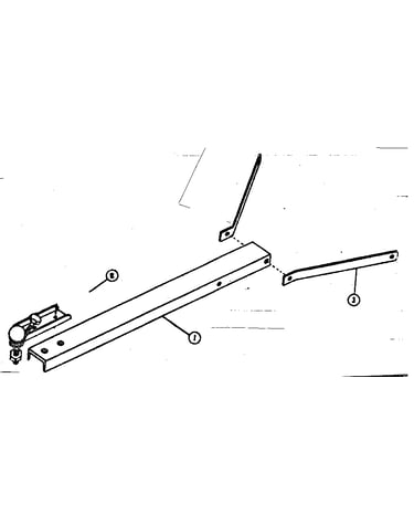 Trailer hitch assembly 55 gal. trailer