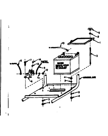 Battery mounting assembly
