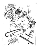 Chain/bar and oil/fuel parts