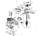 Kenmore 4008261 motor assembly diagram