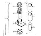 Kenmore 15574502 roof jack and vent diagram