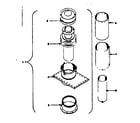 Kenmore 15576512 roof jack and vent diagram