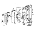 Kenmore 15576512 cabinet and combustion drum diagram