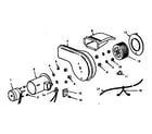 Kenmore 15585486 optional forced air blower 42-70016 diagram