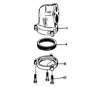Kenmore 3902546 2 & 3 in. horizontal casing adapters diagram