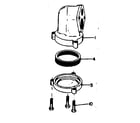 Kenmore 39025911 horizontal casing adapter diagram