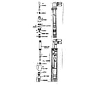 Kenmore 39025901 single pipe jets & double pipe jets diagram