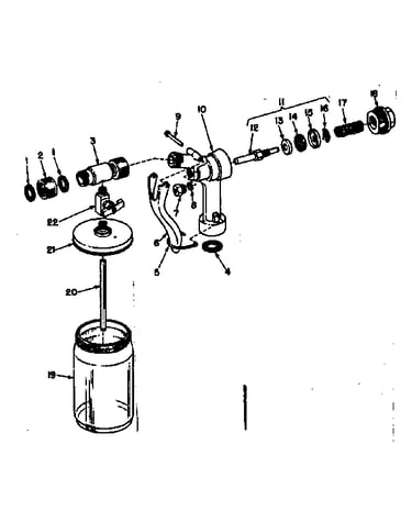 Hose nozzle gun & dispenser u212-148