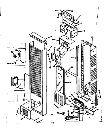 Casing and body parts