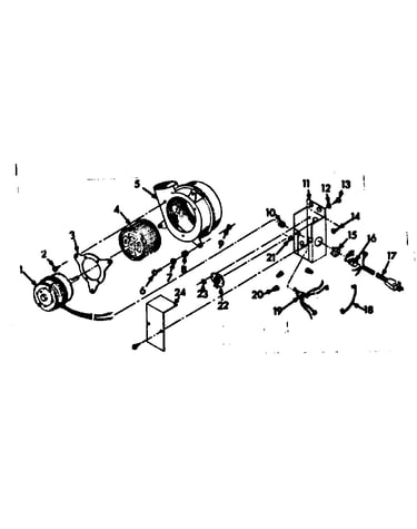 Accessory blower 42-72157
