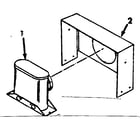 Kenmore 867736151 horizontal vent kit diagram