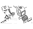 Kenmore 867741821 h-q blower assembly diagram