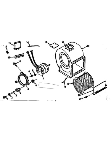 H-q blower assembly