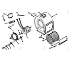 Kenmore 867741822 h-q blower assembly diagram