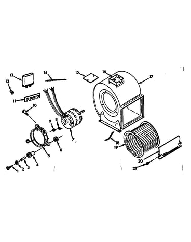 H-q blower assembly