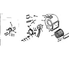 Kenmore 867742811 h-q blower assembly diagram