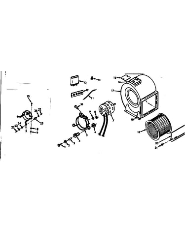 H-q blower assembly