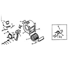 Kenmore 867744811 h-q blower assembly diagram