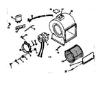 Kenmore 86776833 h-q blower assembly diagram