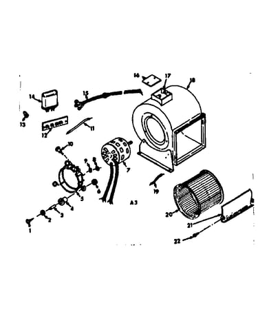 H-q blower assembly