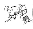 Kenmore 867761863 h-q blower assembly diagram