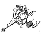 Kenmore 867761843 h-q blower assembly diagram