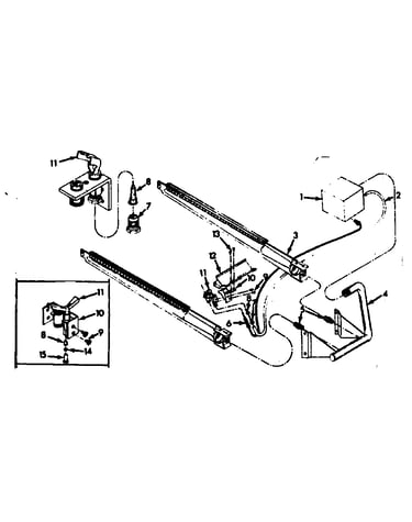 Burner & manifold assembly