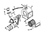 Kenmore 867762832 h-q blower assembly diagram