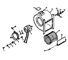 Kenmore 867765822 h-q blower assembly diagram