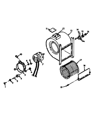 H-q blower assembly