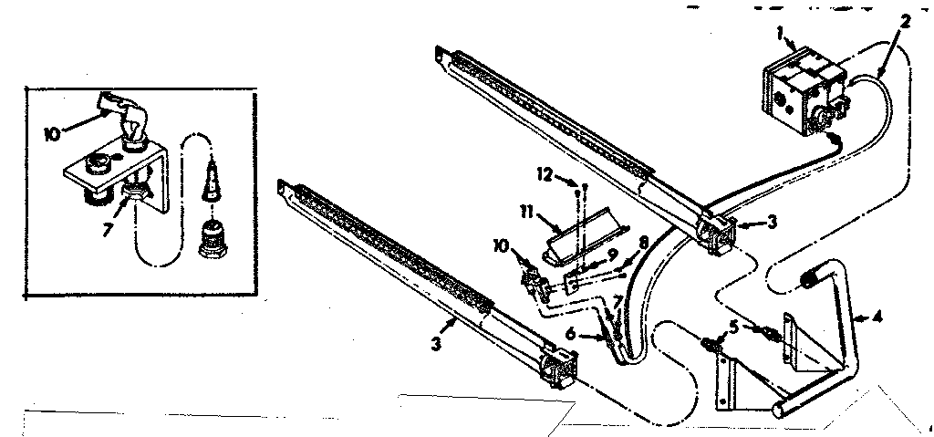 Burner & manifold assembly