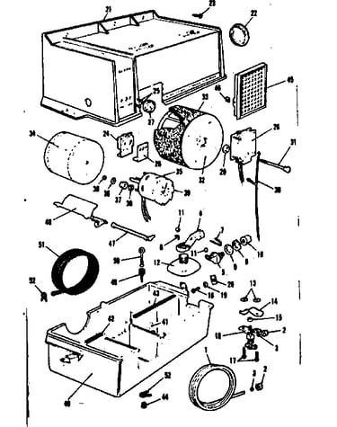Furnace humidifier assembly