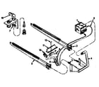 Kenmore 867769164 burner & manifold assembly diagram