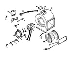 Kenmore 867769174 h-q blower assembly diagram