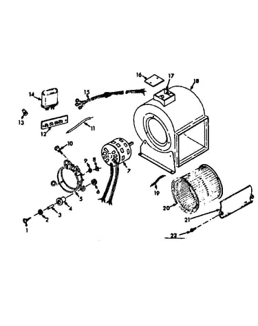 H-q blower assembly