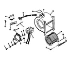 Kenmore 86776924 h-q blower assembly diagram