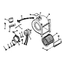 Kenmore 867769222 h-q blower assembly diagram