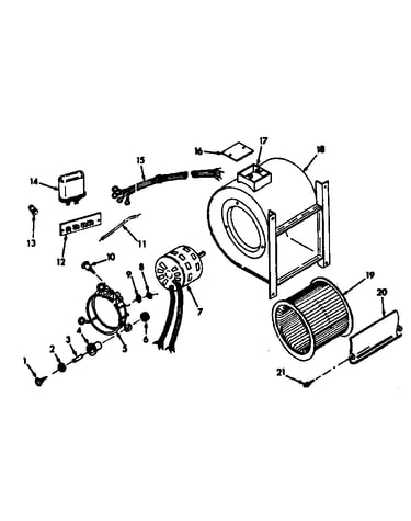 H-q blower assembly