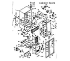 Kenmore 1066680269 cabinet parts diagram