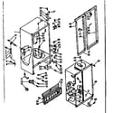 Kenmore 1066680303 cabinet parts diagram