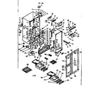Kenmore 1066680806 cabinet parts diagram