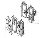 Kenmore 1066680866 door parts diagram