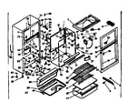 Kenmore 1066682372 cabinet parts diagram